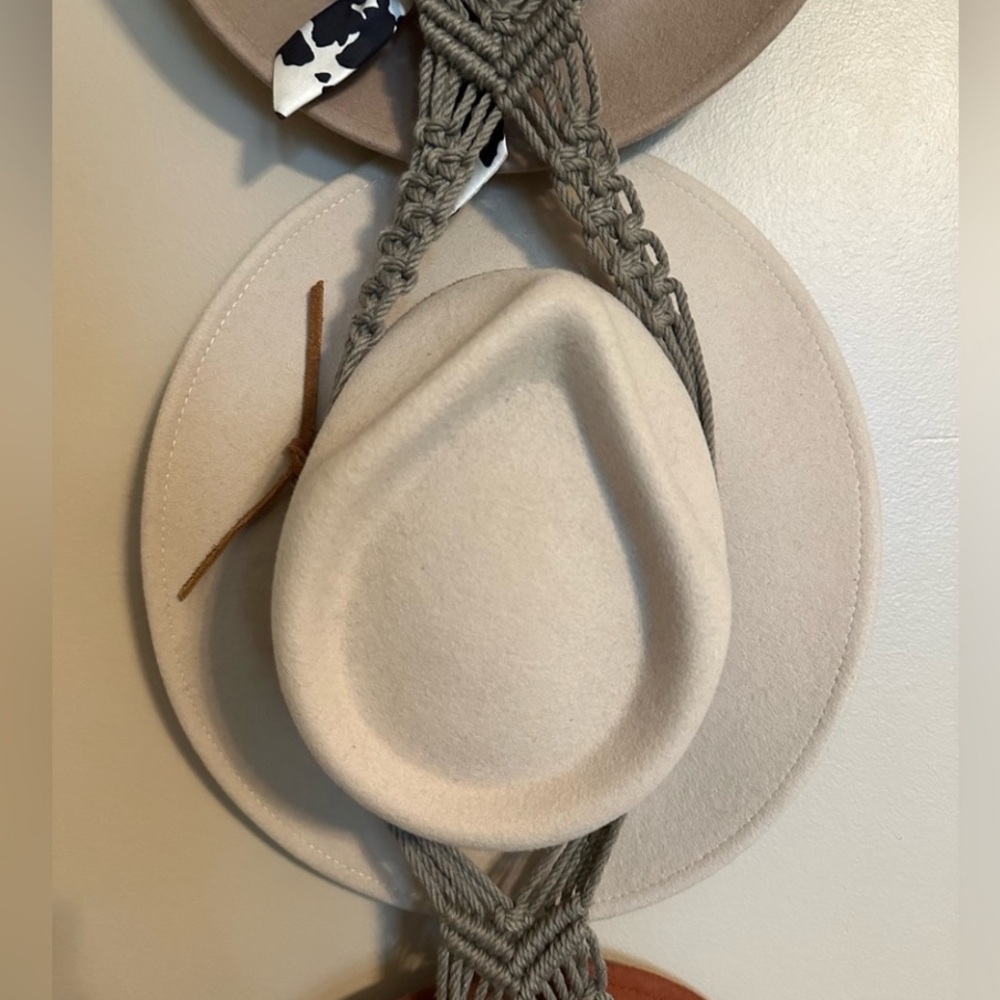 Macrame Hat Hanger Holder